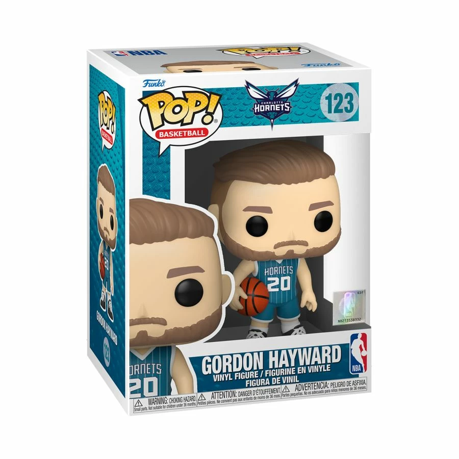 Funko Collections NBA: Hornets - Gordon Hayward (Teal Jersey) Pop! Vinyl 1 Funko Collections NBA: Hornets - Gordon Hayward (Teal Jersey) Pop! Vinyl