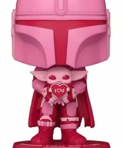 Funko Star Wars - The Mandalorian With Grogu Valentine US Exclusive Pop! Vinyl Collections