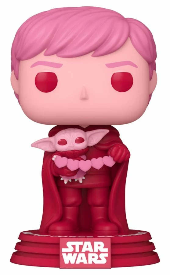 Funko Collections Star Wars - Luke Skywalker With Grogu Valentine Pop! Vinyl 1 Funko Collections Star Wars - Luke Skywalker With Grogu Valentine Pop! Vinyl