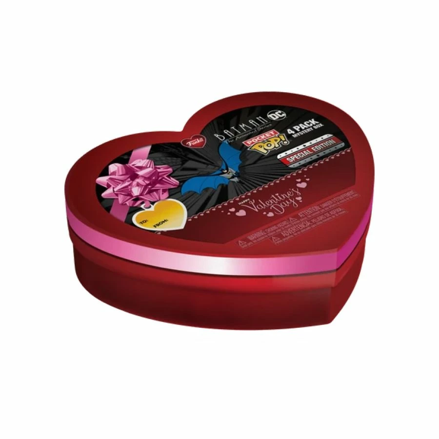 Funko Batman: The Animated Series - Valentines Day US Exclusive Pocket Pop! 4-pack Collections 1 Funko Batman: The Animated Series - Valentines Day US Exclusive Pocket Pop! 4-pack Collections