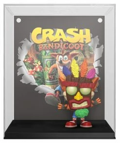 Funko Crash Bandicoot - Crash With Aku Aku Mask US Exclusive Pop! Cover