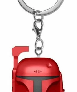 Funko Star Wars: The Mandalorian - Boba Fett Red US Exclusive Pocket Pop! Keychain
