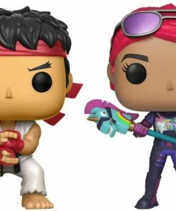 Funko Collections Street Fighter X Fortnite - Ryu & Brite Bomber US Exclusive Pop! 2-Pack
