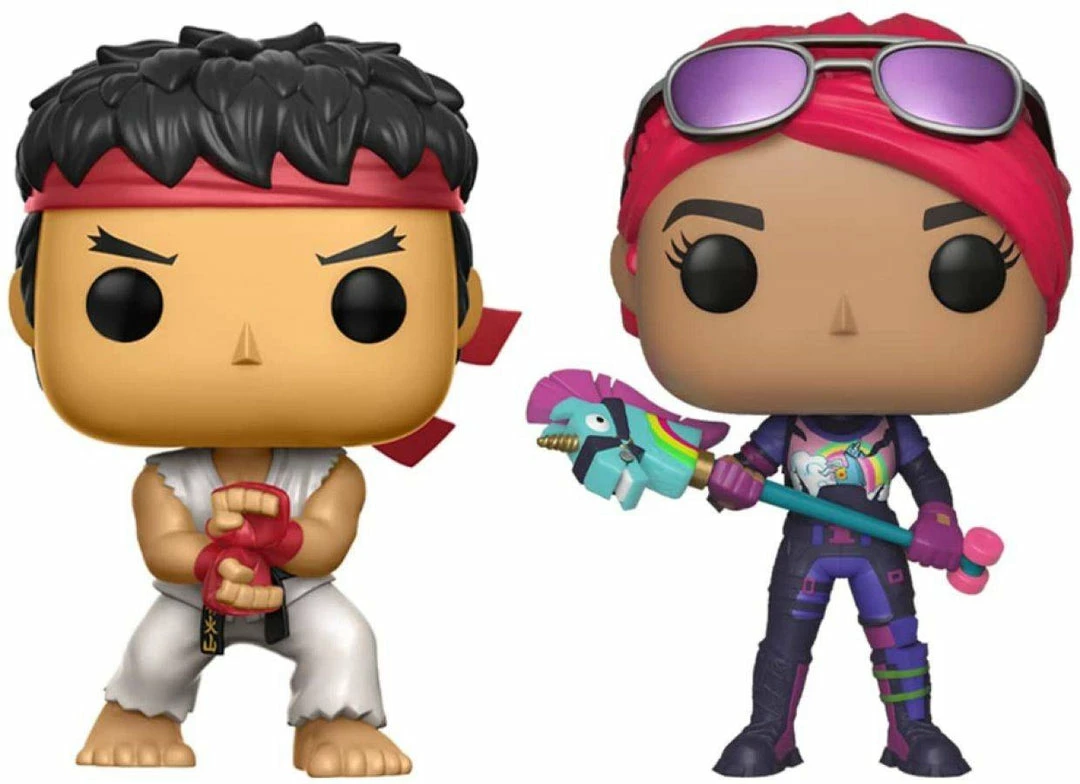 Funko Collections Street Fighter X Fortnite - Ryu & Brite Bomber US Exclusive Pop! 2-Pack 1 Funko Collections Street Fighter X Fortnite - Ryu & Brite Bomber US Exclusive Pop! 2-Pack