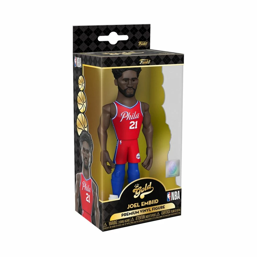 Funko NBA: Sixers - Joel Embiid (CE'21) 5" Vinyl Gold Collections 3 Funko NBA: Sixers - Joel Embiid (CE'21) 5" Vinyl Gold Collections