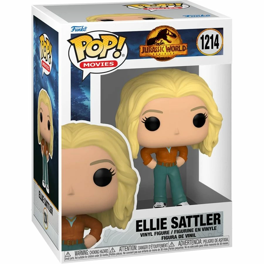 Funko Collections Jurassic World 3: Dominion - Ellie Sattler Pop! Vinyl 2 Funko Collections Jurassic World 3: Dominion - Ellie Sattler Pop! Vinyl