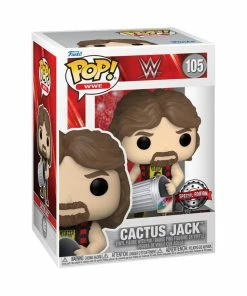 Funko WWE - Cactus Jack W/Trash Can US Exclusive Pop! Vinyl With Pin Collections