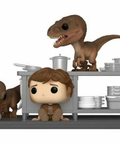 Funko Jurassic Park - Tim Murphy With Velociraptors US Exclusive Pop! Moment Collections