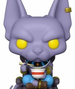 Funko Dragon Ball Super - Beerus With Noodles Metallic US Exclusive Pop! Vinyl