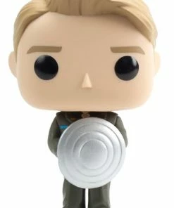 Funko Captain America: The First Avenger - Captain With Prototype Shield Metallic US Exc Pop! Vinyl