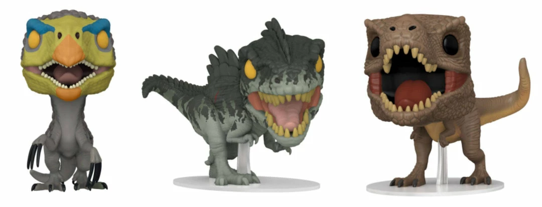 Funko Jurassic World 3: Dominion - Dinosaurs US Exclusive Pop! 3-Pack 1 Funko Jurassic World 3: Dominion - Dinosaurs US Exclusive Pop! 3-Pack