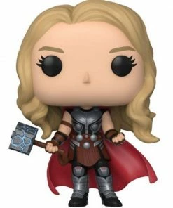 Funko Thor 4: Love And Thunder - Mighty Thor Without Helmet Metallic US Exclusive Pop! Vinyl Collections