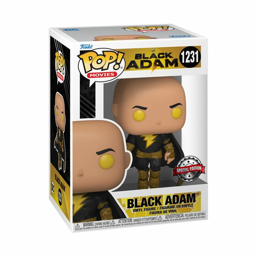 Funko Collections Black Adam (2022) - Black Adam Glow US Exclusive Pop! Viynl 2 Funko Collections Black Adam (2022) - Black Adam Glow US Exclusive Pop! Viynl