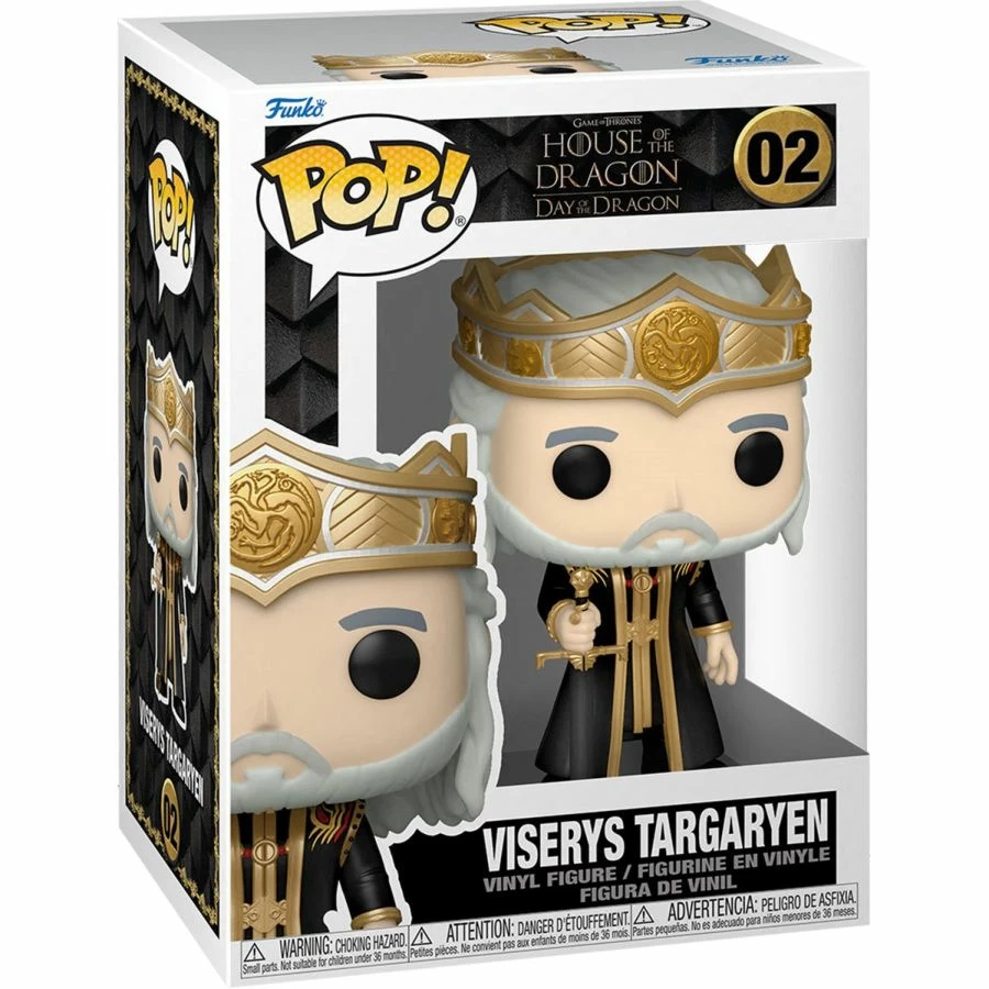 Funko House Of The Dragon - Viserys Targaryen Pop! Vinyl 2 Funko House Of The Dragon - Viserys Targaryen Pop! Vinyl