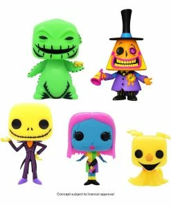 Funko Collections The Nightmare Before Christmas - Black Light US Exclusive Pop! 5-Pack