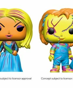 Funko Collections Child's Play 4: Bride Of Chucky - Chucky & Tiffany Black Light US Exclusive Pop! 2-Pack