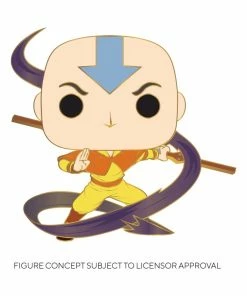 Funko Avatar The Last Airbender - Aang 4" Pop! Enamel Pin Collections