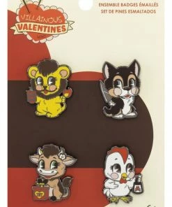 Funko Villainous Valentines - Enamel Pin 4-Pack