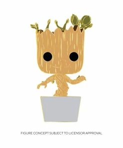 Funko Collections Marvel Comics - Groot 4" Pop! Enamel Pin