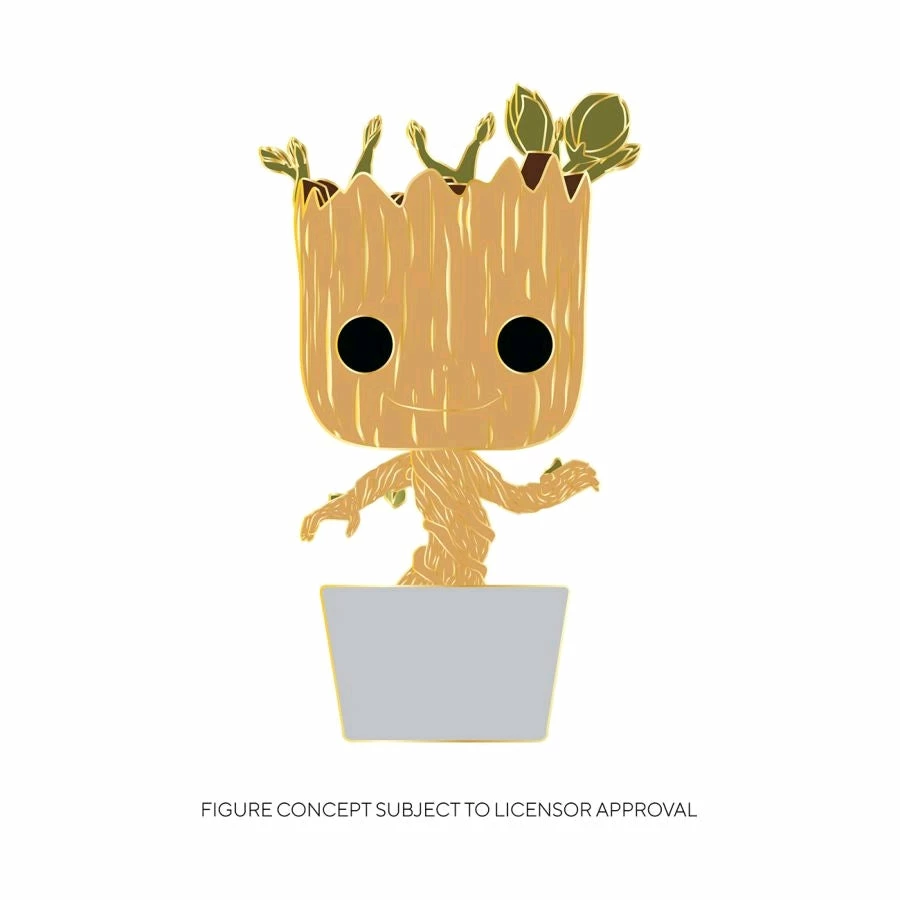 Funko Collections Marvel Comics - Groot 4" Pop! Enamel Pin 1 Funko Collections Marvel Comics - Groot 4" Pop! Enamel Pin