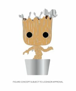Funko Collections Marvel Comics - Groot 4" Pop! Enamel Pin