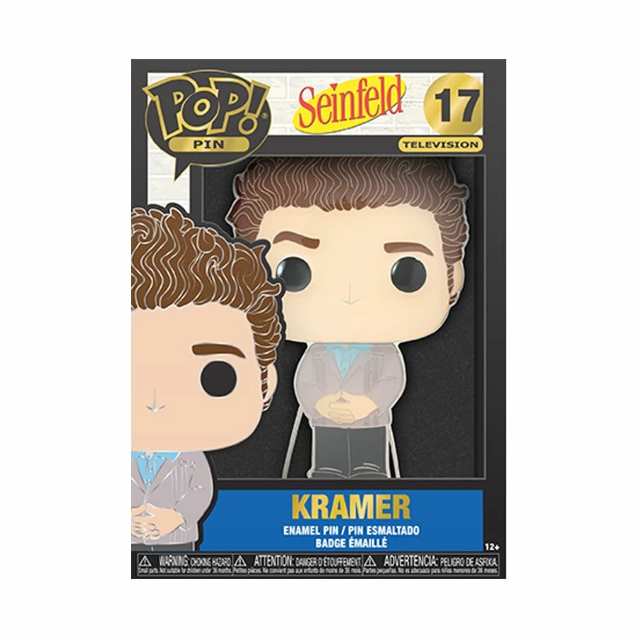Funko Seinfeld - Kramer 4" Pop! Enamel Pin 3 Funko Seinfeld - Kramer 4" Pop! Enamel Pin