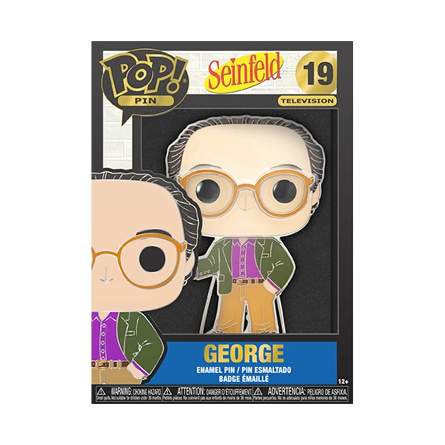 Funko Seinfeld - George 4" Pop! Enamel Pin Collections 2 Funko Seinfeld - George 4" Pop! Enamel Pin Collections