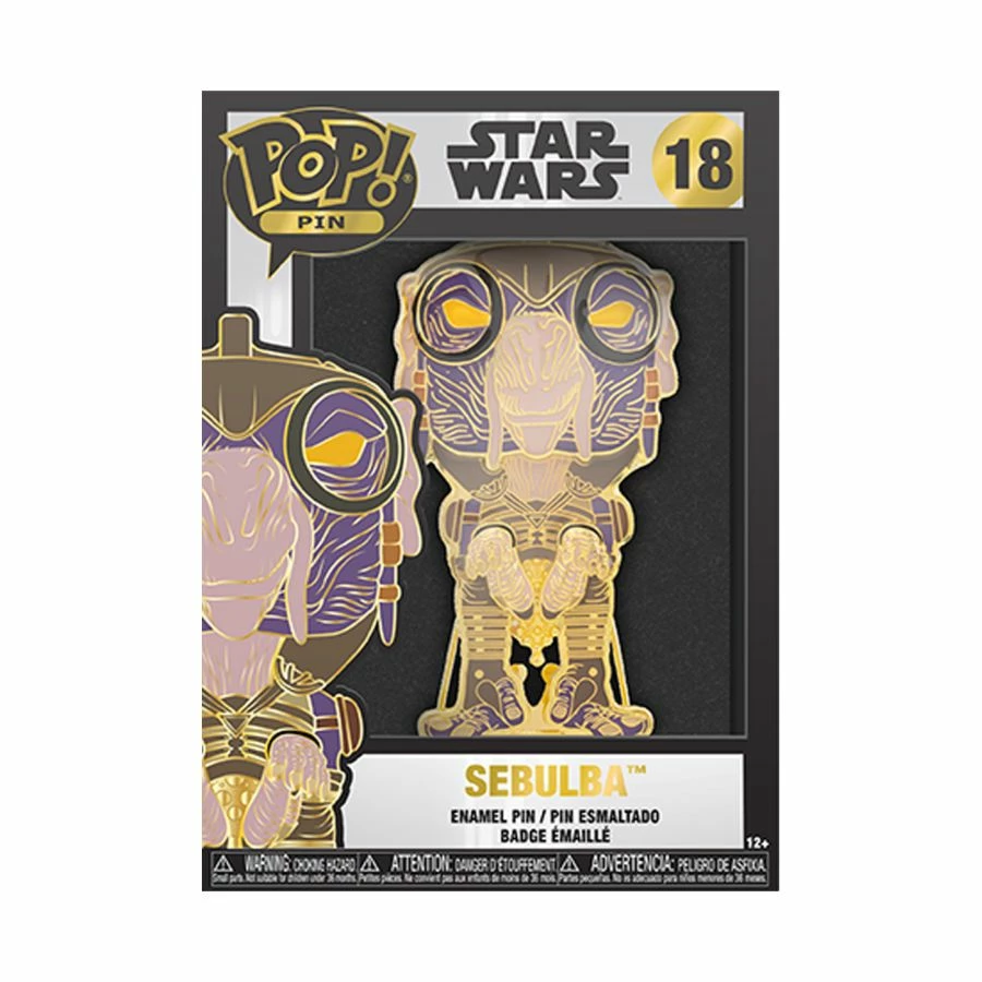 Funko Star Wars - Sebulba 4" Pop! Enamel Pin 2 Funko Star Wars - Sebulba 4" Pop! Enamel Pin