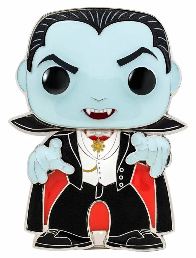 Funko Collections Universal Monsters - Dracula 4" Pop! Enamel Pin 1 Funko Collections Universal Monsters - Dracula 4" Pop! Enamel Pin