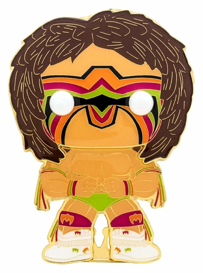 Funko Collections WWE - Ultimate Warrior 4" Pop! Enamel Pin 1 Funko Collections WWE - Ultimate Warrior 4" Pop! Enamel Pin