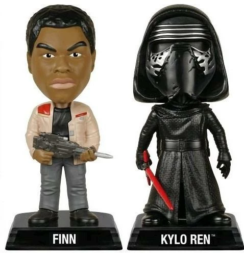 Funko Star Wars - Finn & Kylo Ren Episode VII The Force Awakens US Exclusive Wacky Wobbler 2 Pack 2 Funko Star Wars - Finn & Kylo Ren Episode VII The Force Awakens US Exclusive Wacky Wobbler 2 Pack