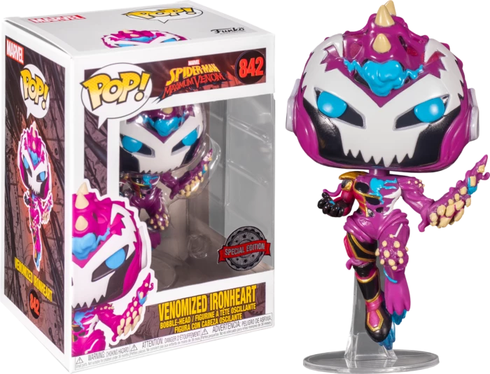 Funko Collections Spider-Man Maximum Venom - Venomized Ironheart US Exclusive Pop! Vinyl 1 Funko Collections Spider-Man Maximum Venom - Venomized Ironheart US Exclusive Pop! Vinyl