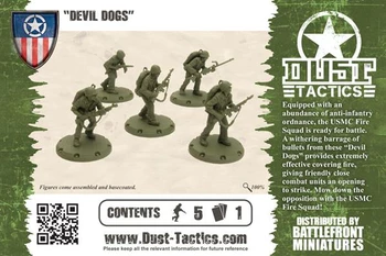 Gale Force 9 All Board Games Dust - Allies USMC Fire Squad "Devil Dogs" 2 Gale Force 9 All Board Games Dust - Allies USMC Fire Squad "Devil Dogs"