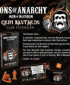 Gale Force 9 Sons Of Anarchy - Grim Bastards Expansion All Board Games