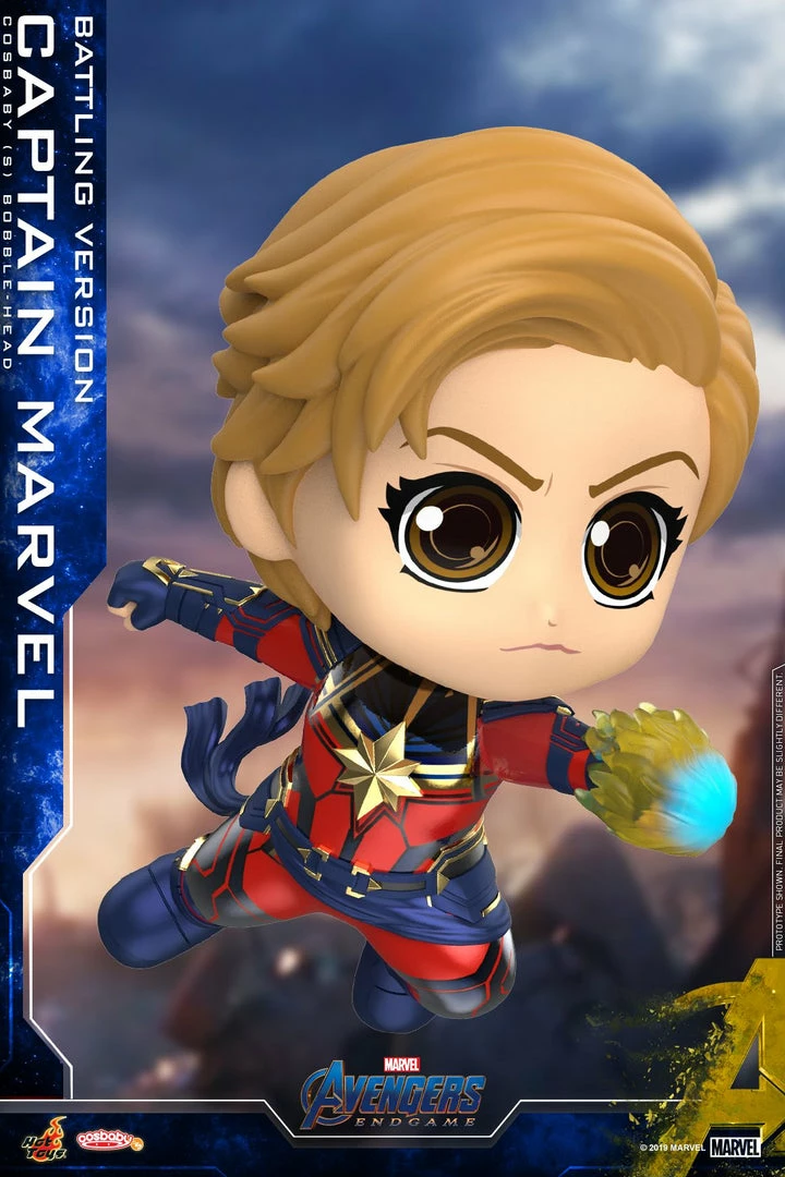 Hot Toys Avengers 4: Endgame - Captain Marvel Battling Cosbaby 2 Hot Toys Avengers 4: Endgame - Captain Marvel Battling Cosbaby