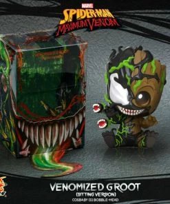 Hot Toys Spider-Man Maximum Venom - Venomized Groot Sitting Cosbaby