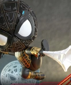 Hot Toys Spider-Man: No Way Home - Spider-Man Black & Gold Suit Cosbaby