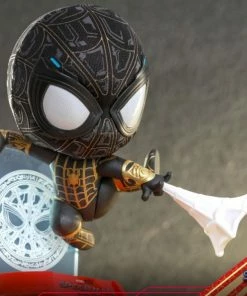 Hot Toys Spider-Man: No Way Home - Spider-Man Black & Gold Suit Cosbaby