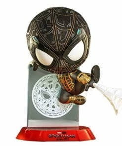 Hot Toys Spider-Man: No Way Home - Spider-Man Black & Gold Suit Cosbaby