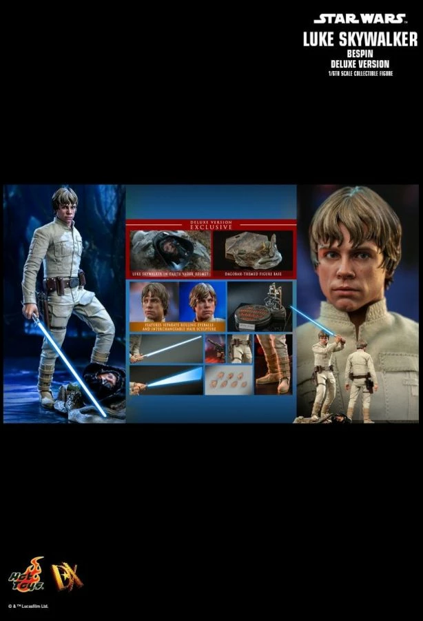 Hot Toys Star Wars - Luke Skywalker (Bespin) Deluxe 1:6 Scale Action Figure 18 Hot Toys Star Wars - Luke Skywalker (Bespin) Deluxe 1:6 Scale Action Figure