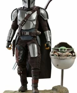 Hot Toys Star Wars: The Mandalorian - Mandalorian & The Child Deluxe 1:6 Scale 12" Action Figure