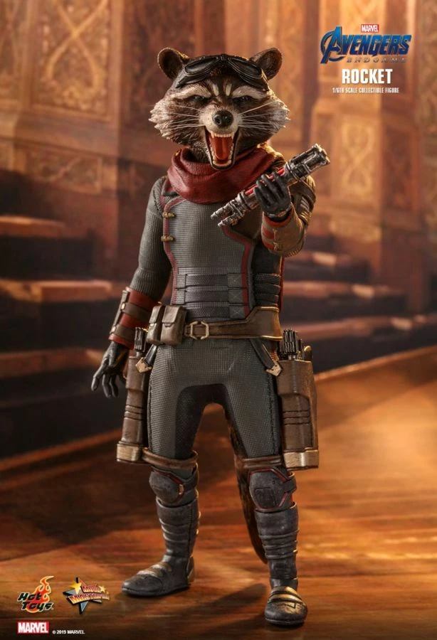 Hot Toys Avengers 4: Endgame - Rocket Raccoon 1:6 Scale Action Figure 2 Hot Toys Avengers 4: Endgame - Rocket Raccoon 1:6 Scale Action Figure