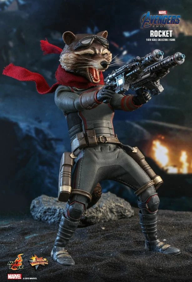 Hot Toys Avengers 4: Endgame - Rocket Raccoon 1:6 Scale Action Figure 5 Hot Toys Avengers 4: Endgame - Rocket Raccoon 1:6 Scale Action Figure