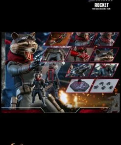 Hot Toys Avengers 4: Endgame - Rocket Raccoon 1:6 Scale Action Figure 13 Hot Toys Avengers 4: Endgame - Rocket Raccoon 1:6 Scale Action Figure
