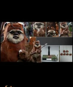 Hot Toys Star Wars - Wicket Return Of The Jedi 1:6 Scale Acton Figure 15 Hot Toys Star Wars - Wicket Return Of The Jedi 1:6 Scale Acton Figure