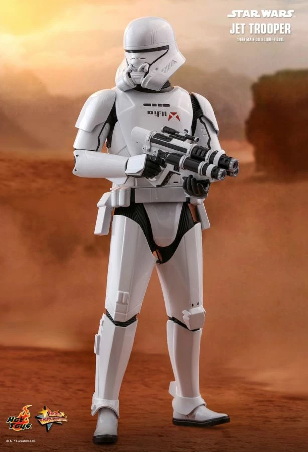 Hot Toys Star Wars - Jet Trooper Episode IX Rise Of Skywalker 1:6 Scale 12" Action Figure 4 Hot Toys Star Wars - Jet Trooper Episode IX Rise Of Skywalker 1:6 Scale 12" Action Figure