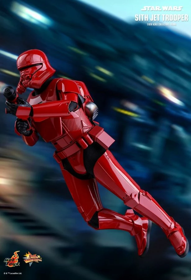 Hot Toys Star Wars - Sith Jet Trooper Episode IX Rise Of Skywalker 1:6 Scale 12" Action Figure 5 Hot Toys Star Wars - Sith Jet Trooper Episode IX Rise Of Skywalker 1:6 Scale 12" Action Figure