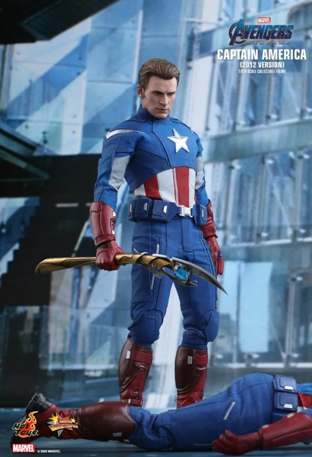 Hot Toys Avengers 4: Endgame - Captain America 2012 1:6 Scale 12" Action Figure 3 Hot Toys Avengers 4: Endgame - Captain America 2012 1:6 Scale 12" Action Figure