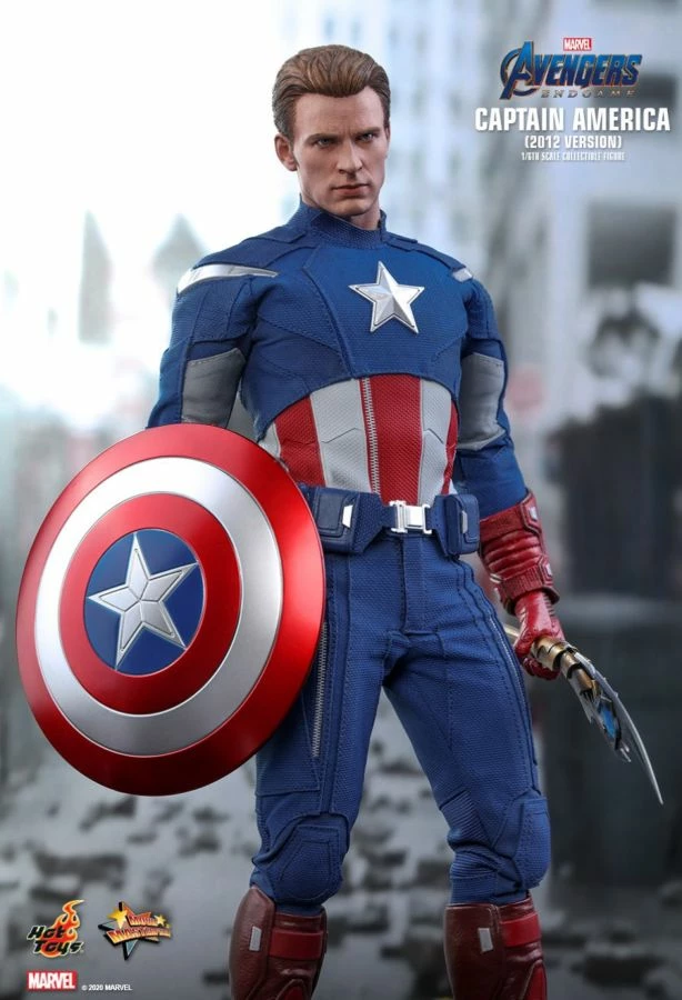Hot Toys Avengers 4: Endgame - Captain America 2012 1:6 Scale 12" Action Figure 6 Hot Toys Avengers 4: Endgame - Captain America 2012 1:6 Scale 12" Action Figure