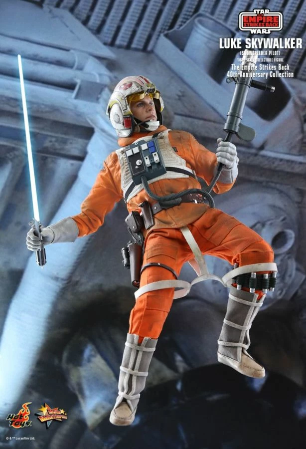 Hot Toys Star Wars - Luke Skywalker Snowspeeder Pilot 40th Anniversary 1:6 Scale 12" Action Figure 9 Hot Toys Star Wars - Luke Skywalker Snowspeeder Pilot 40th Anniversary 1:6 Scale 12" Action Figure